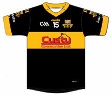 O'Neills Ballyea GAA Home Jersey 24/25 Black Amber Age 9-10